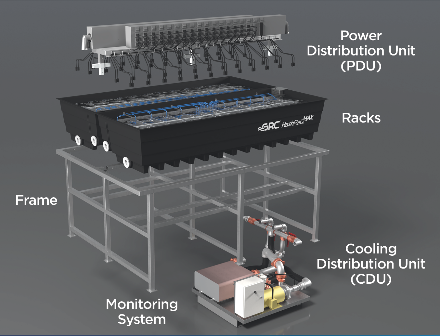 crypto mining equipment cooled by emerged in solvent